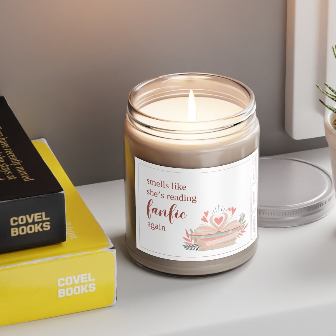 Personalized Reading Candle, Smells Like She's Reading Smut Again