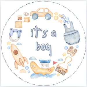 Custom Baby Shower Toppers – Perfect for Cupcakes, Cookies, Oreo Treats, Cake Pops, Cakes & Drinks