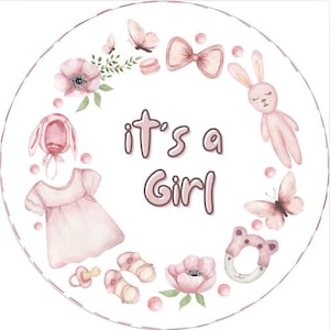 Edible Baby Shower Toppers – Perfect for Cupcakes, Cookies, Oreo Treats, Cake Pops, Cakes & Drinks