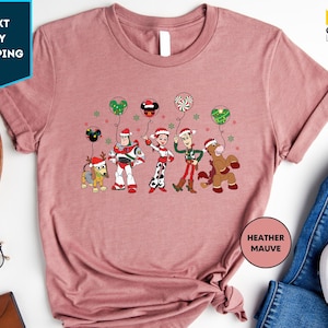 Disney Toy Story Group kerstshirt, Disneyland kerstfeest shirt, bijpassende Disney shirts, Disney World kerstshirt, Toy Story T-shirt