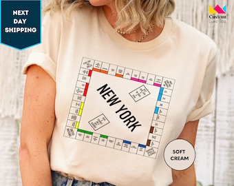 New York Monopoly Shirt, New York Shirt, Carrie New York Monopoly Shirt, Trendy Shirt, And Just Like That Crewneck Shirt