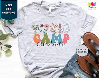 Custom Camp Shirt, Camp Gifts, Custom T-shirt, Custom Shirt, Custom Camp Shirt, Camp Crew Shirt, Camp Custom Shirt, Camping Family Shirt