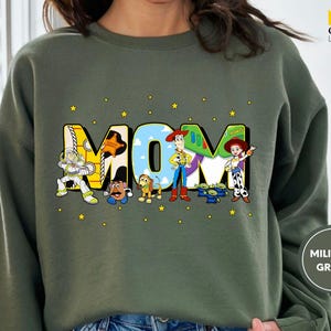 Disney Woody Mom Sweatshirt, Disney Toy Story Mom Sweatshirt, Disney Mother's Day Sweatshirt, Disney Mom Sweatshirt, Disney Buzz Sweatshirt image 3