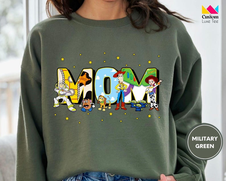 Disney Woody Mom Sweatshirt, Disney Toy Story Mom Sweatshirt, Disney Mother's Day Sweatshirt, Disney Mom Sweatshirt, Disney Buzz Sweatshirt image 3