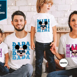 Disney Family Matching Shirt, Disney Family Vacation Shirt, Family Matching Shirt, Mama Mini Matching Tee, Dada Mama Mini T-Shirt