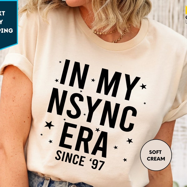 In My Nsync Era Tshirt, Nsync 1997 Tour Tshirt, Music Concert Shirt, Nsync Band Merch Tshirt, Fan Shirt, Music Tshirt, Nsync Shirt, Fan Gift