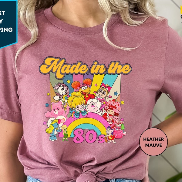 Made In The 80's Shirt, for Birthday Gift, Vintage 1980 Shirt, Retro Gift Shirt, Retro 80’s Shirt