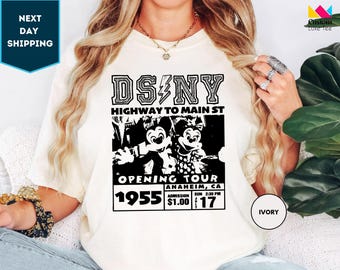 Comfort Colors,Vintage Nothing Can Stop Us Now Mickey & Minnie's Runaway Railway, Disney Ride, WDW Magic Kingdom Family Vacation Trip 2026