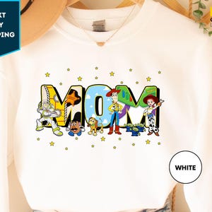 Disney Woody Mom Sweatshirt, Disney Toy Story Mom Sweatshirt, Disney Mother's Day Sweatshirt, Disney Mom Sweatshirt, Disney Buzz Sweatshirt image 1