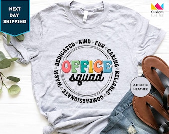 Office Squad Shirt, Secretary T-shirt, Staff Shirt, Matching Office Shirts, Coworker Shirt, Assistant Shirt, Office Crew Shirt, Gift For Her