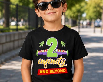 Two Infinity and Beyond Shirt, Toy Story Birthday T-Shirt, 2th Disney Birthday Shirt, Toy Story Tees, Theme Park Shirt, Disneyland Trip Tee