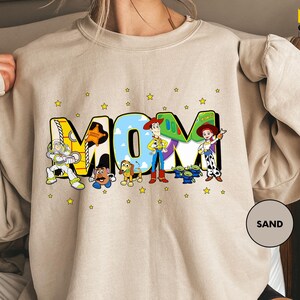 Disney Woody Mom Sweatshirt, Disney Toy Story Mom Sweatshirt, Disney Mother's Day Sweatshirt, Disney Mom Sweatshirt, Disney Buzz Sweatshirt image 2