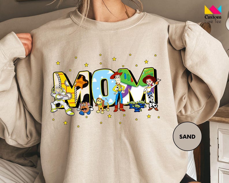 Disney Woody Mom Sweatshirt, Disney Toy Story Mom Sweatshirt, Disney Mother's Day Sweatshirt, Disney Mom Sweatshirt, Disney Buzz Sweatshirt image 2