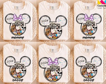Vintage Disney Hollywood Studios Shirt, Disney Family Shirts, Disney Trip Shirt, Hollywood Studios Shirt, Disneyworld Shirts
