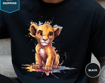 Simba Moods Short Sleeve White-black Men's / Women's T Shirt C569
