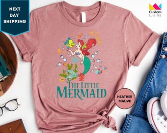 The Little Mermaid Shirt,  Disney T-shirt, Women's Little Mermaid Ariel Shirt, Ariel Mermaid Shirt, Disney tee, Ariel