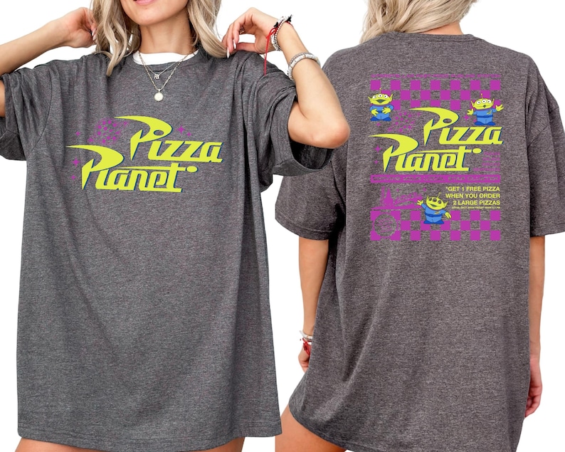 Funny Pizza Planet Shirt, Disney Toy Story Shirt, Disney Alien Toy Story Tee, Disneyworld Shirt, Disney Trip Shirt, Disney Vacation Shirt image 3
