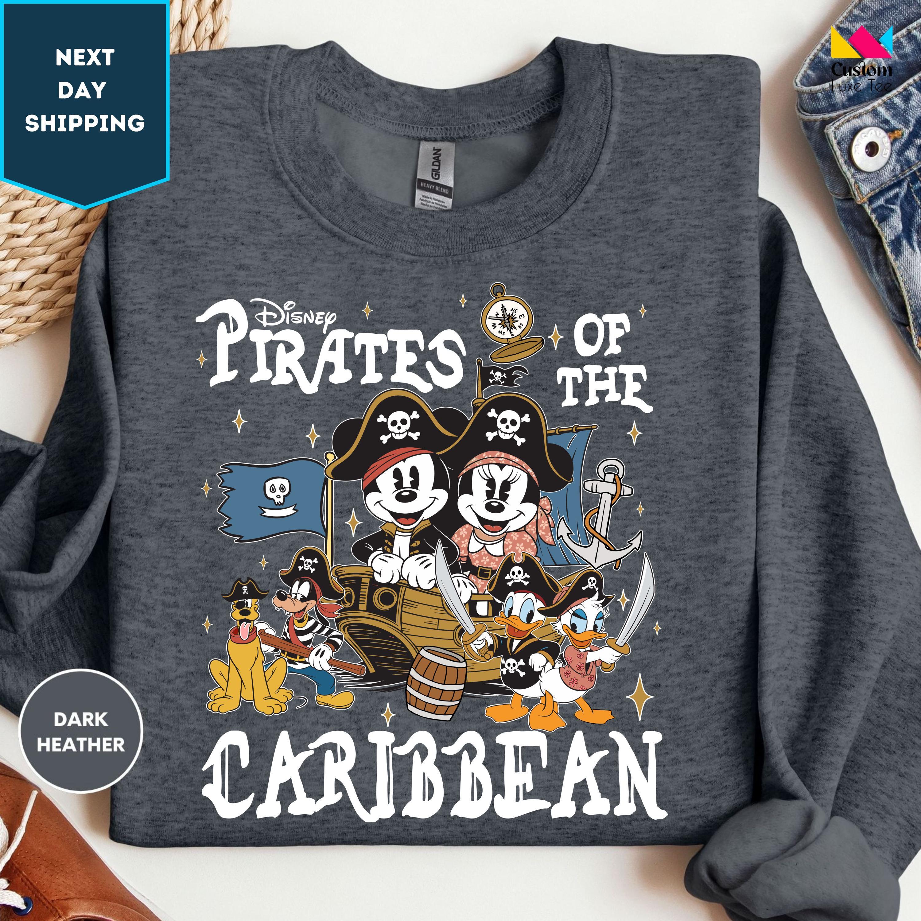 Pirates of the Caribbean Sweatshirt Disneyland - Etsy