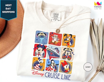 Comfort Colors® Comfort Colors Disney Cruise Line shirt, Mickey And Friends Family Cruise Vacation, Disney Cruise 2026 , Cruise Group Trip