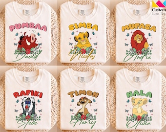 Disney Lion King Matching Shirt, Hakuna Matata T-Shirt, Simba & Nala Shirt, Disneyland Family Vacation Shirt, Disney Trip Shirt