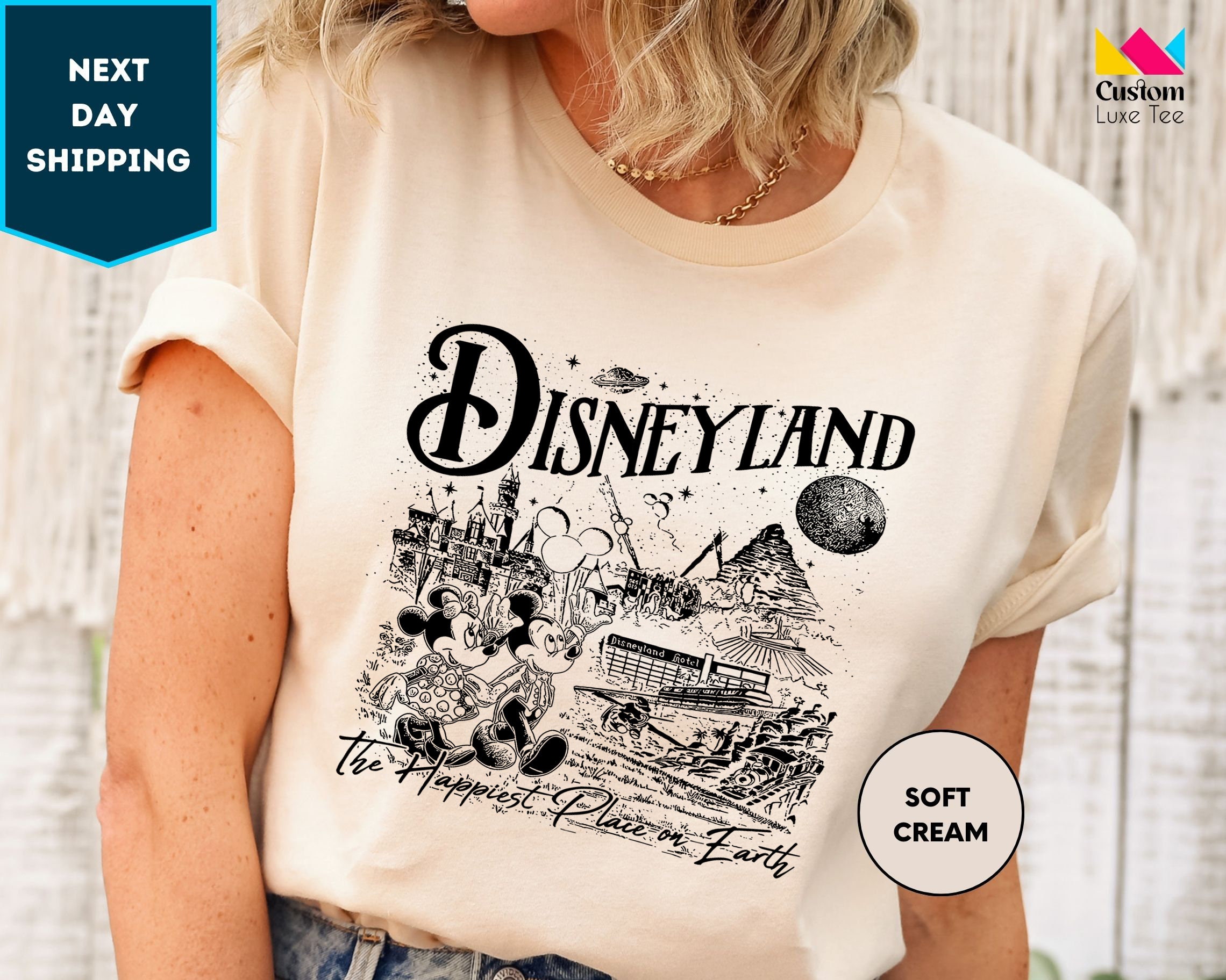 Vintage Disneyland Shirt, Retro Disneyland Shirt, Mickey Minnie Shirt, Magical Castle Shirt, Disney Vacation Shirt