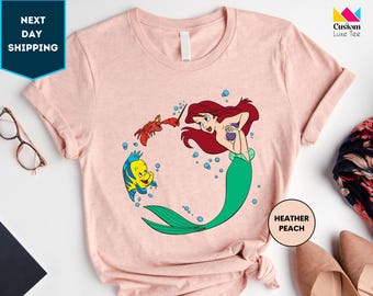 The Little Mermaid Shirt, Disney T-shirt, Women's Little Mermaid Ariel Shirt, Ariel Mermaid Shirt, Disney Ariel Shirt