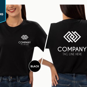 Company Shirts, Business Shirts ,Custom Logo Shirt, Custom Business Shirts, Business TShirts With Logo, Double Side Personalized Logo Tshirt