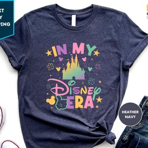 Maglietta In My Disney Era, Maglietta Walt Disney World, Magliette Disney Family, Maglietta Colorful Vacay, Maglietta abbinata Disneyland Vacation, Maglietta Disney