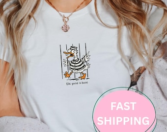 Camiseta gráfica de recluso de Silly Goose, regalo divertido de Goose