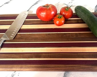 Solid Wood Cutting Board:Made from exotic woods