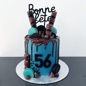 Bonne fête | Cake Topper | Marjorie Pâtisserie