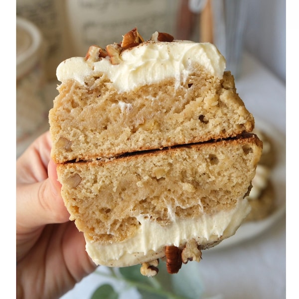 Banana Bread Cookies Recipe | Thick and Soft Banana Bread Cookies with Cream Cheese Frosting, Gourmet Chunky Cookies