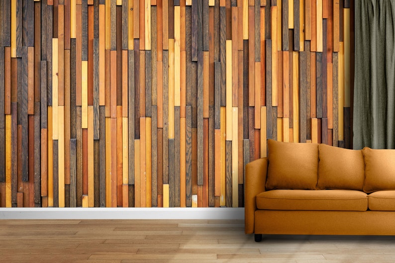 Wood Texture Wallpaper, Peel and Stick Decorative Wood Style Wall Mural