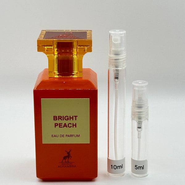 Bright Peach by Maison Alhambra - Eau de Parfum -Sample 5ml / 10ml - Dubai Fragrance