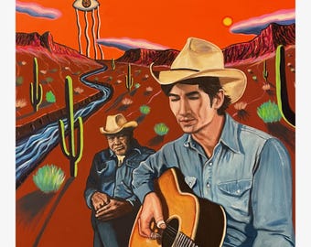 Townes Van Zandt Print