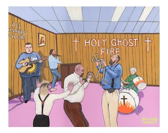 Snake Church Giclee Print
