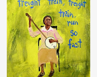 Elizabeth Cotten Freight Train Fine Art Giclee Print