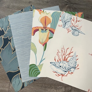 Paquet d'échantillons de papier peint - 9 1/2" X 12" pièces