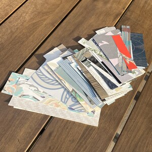 Lot de chutes de papier peint