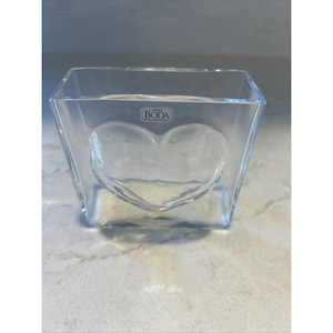 Kosta Boda Heart Vases - Etsy