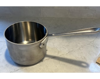 Cacerola vintage All-Clad Metalcrafters Master Chef de 2 cuartos de galón y 6 pulgadas, Canonsburg, PA