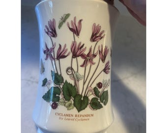 Vintage Portmeirion "The Botanic Garden" Cyclamen 7.5” Vase