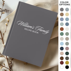 Personalized Recipe Book for Family Traditions, Custom Family Recipe Collection, Recipe Book Gifts, Custom Cook Book Gifts, Unique Gift Idea