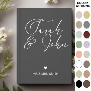 Personalized Wedding Keepsake Journal: Custom Engagement Gift