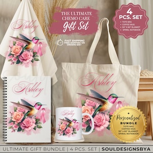 Hummingbird Gift Set: Personalized Chemo Care Package for Women