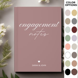 Personalized Wedding Journal: Custom Couple Keepsake, Engagement Gift