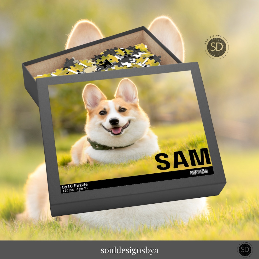 Custom Pet Puzzle 120 252 500piece Puzzle Pet Photo Etsy