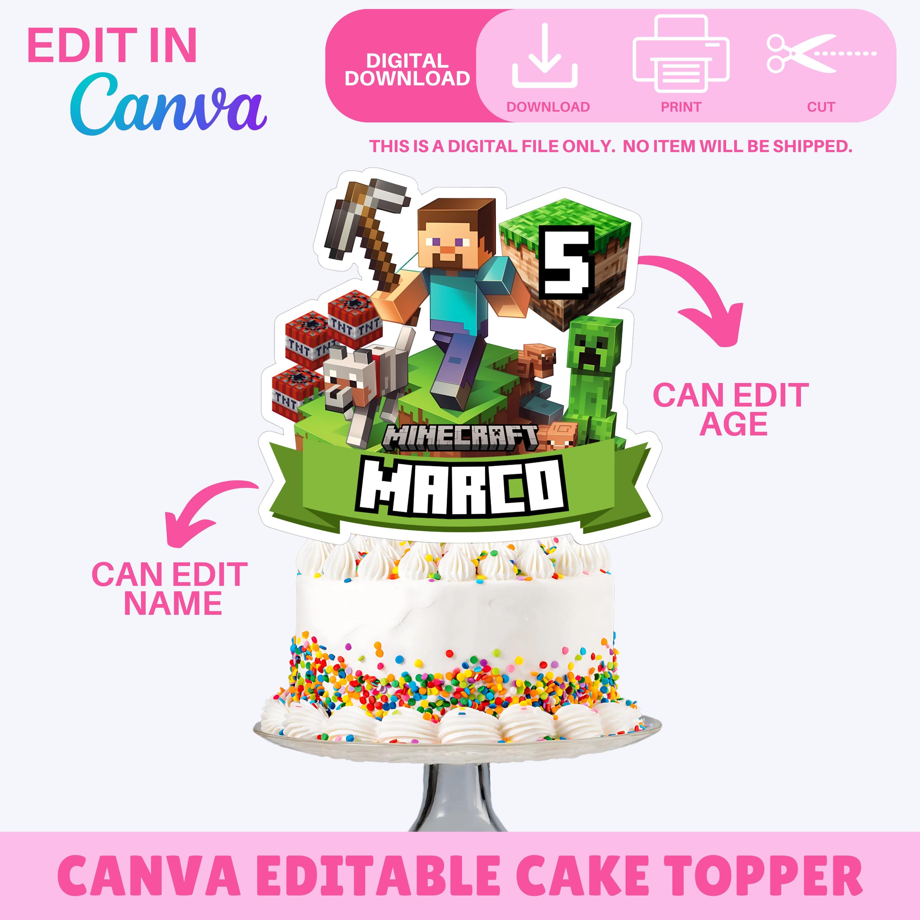 Custom Birthday Cake Topper