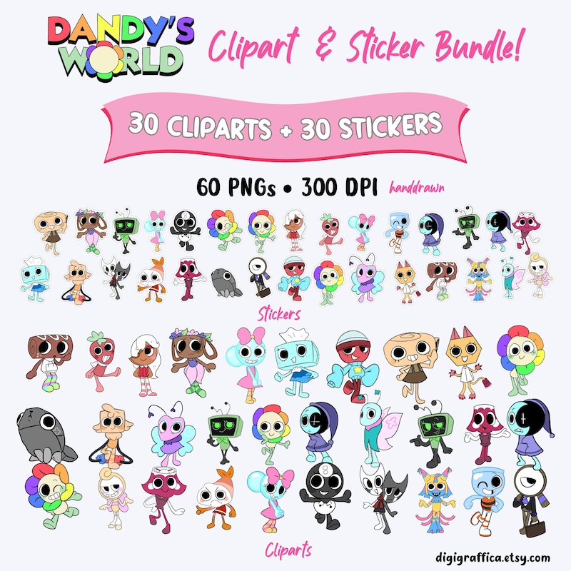 Dandys World Pngs - Etsy