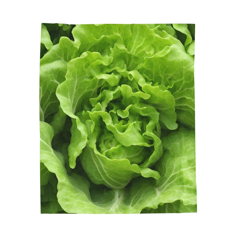Lettuce Blanket, Lettuce Throw, Vegetable Blanket, Garden Blanket